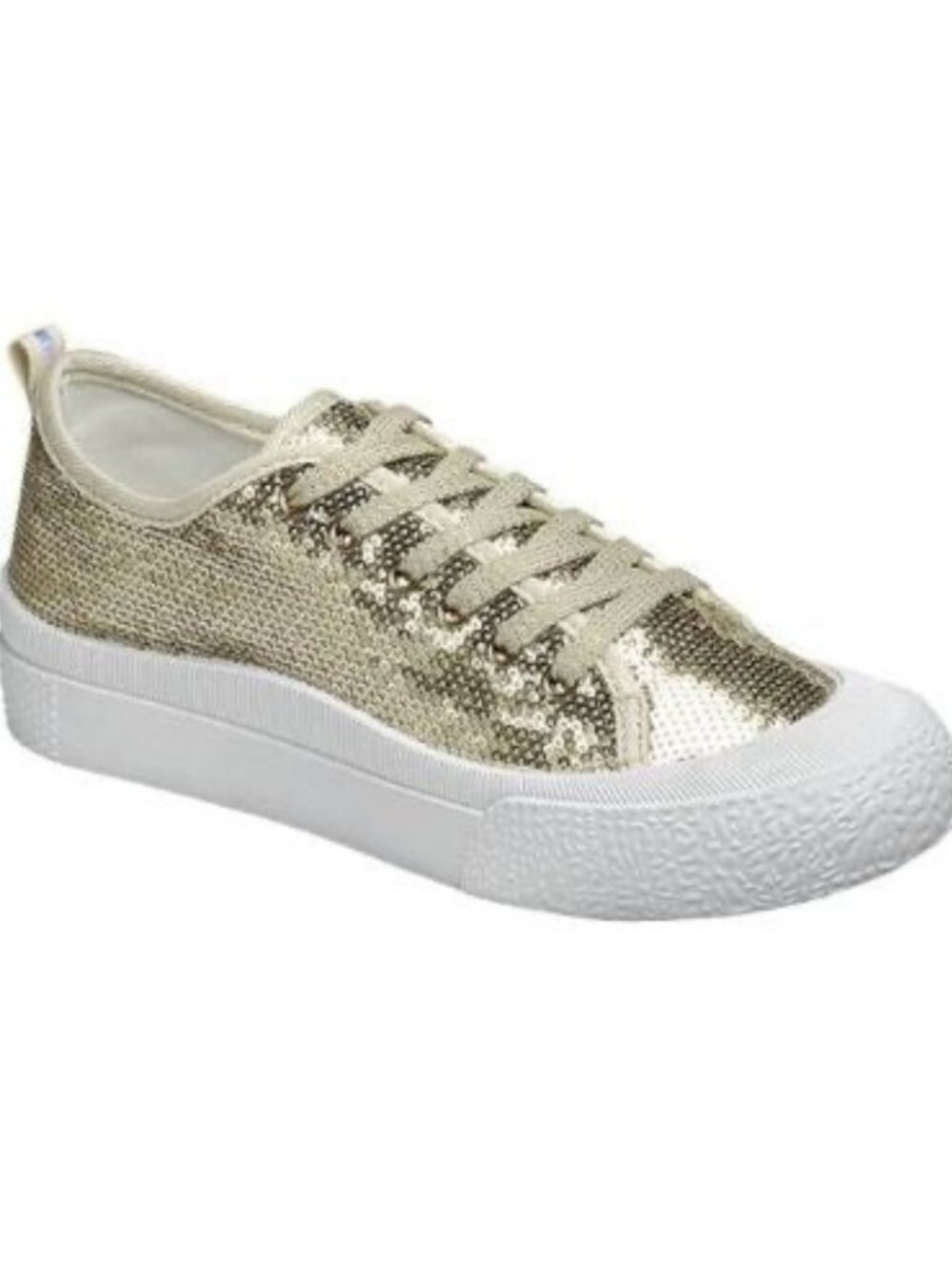 Gold Sequined Comfy Sneakers